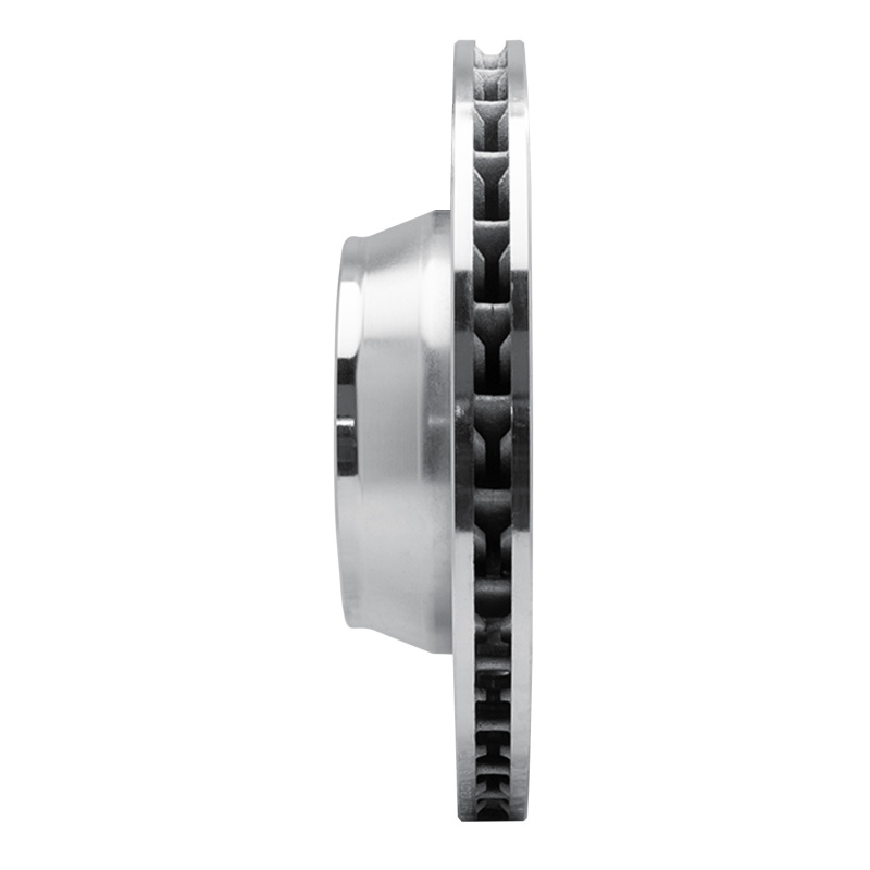 Porsche 911 Brake Rotor (1) - Right Rear - R1 Concepts - Drilled & Slotted - Silver - `99-`23